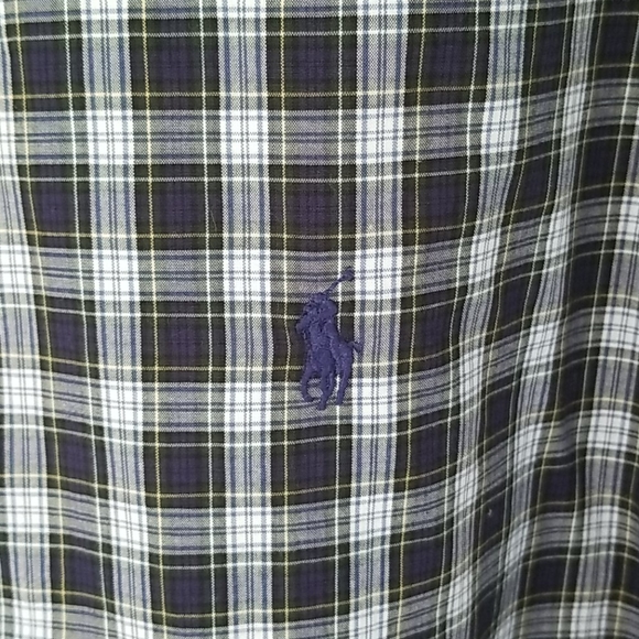 Men's Ralph Lauren Clasic Fit Plaid Button Down - Picture 3 of 6